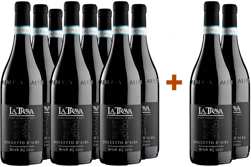 8+2 Paket Brich dij Luijs Dolcetto d'Alba DOC trocken - La Trava