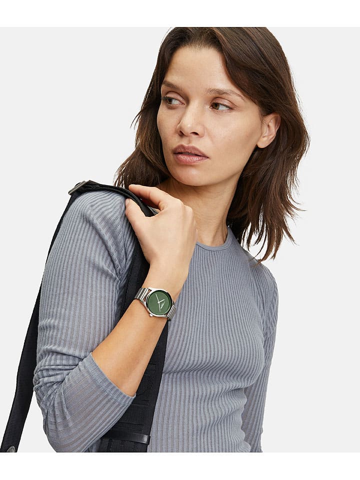 Liebeskind Quarzuhr in Silber/ Grün günstig kaufen onesize