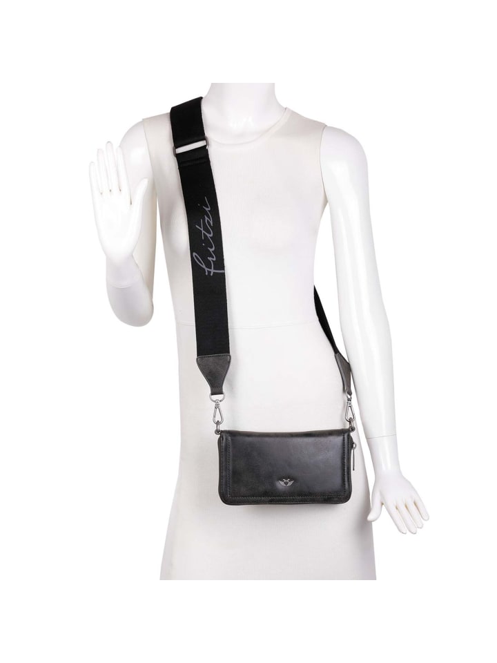 Fritzi aus Preußen Lou Vintage Geldbörse 20.5 cm in vintage black idol günstig kaufen onesize