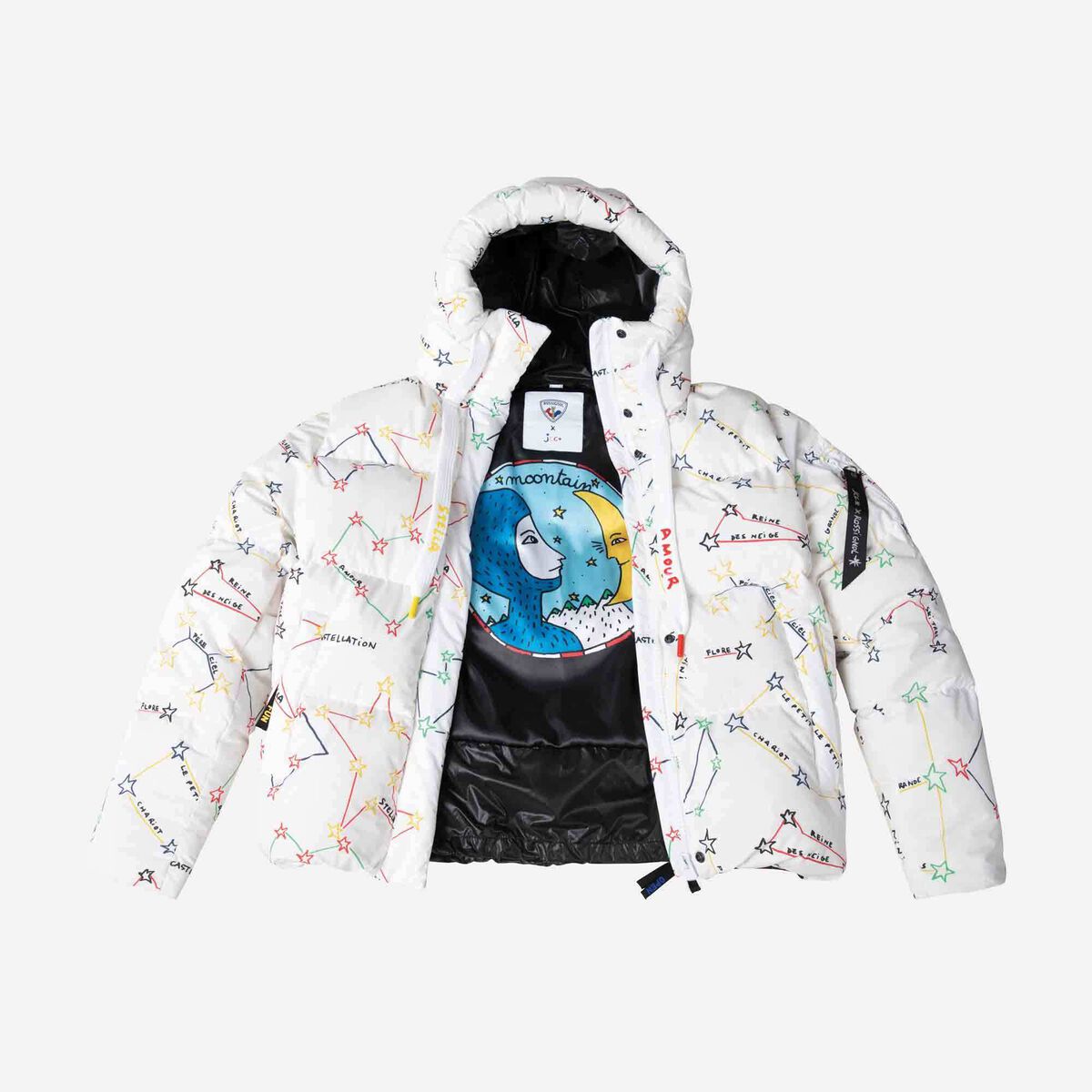 JCC Modul Printed Down Bomberjacke für Damen