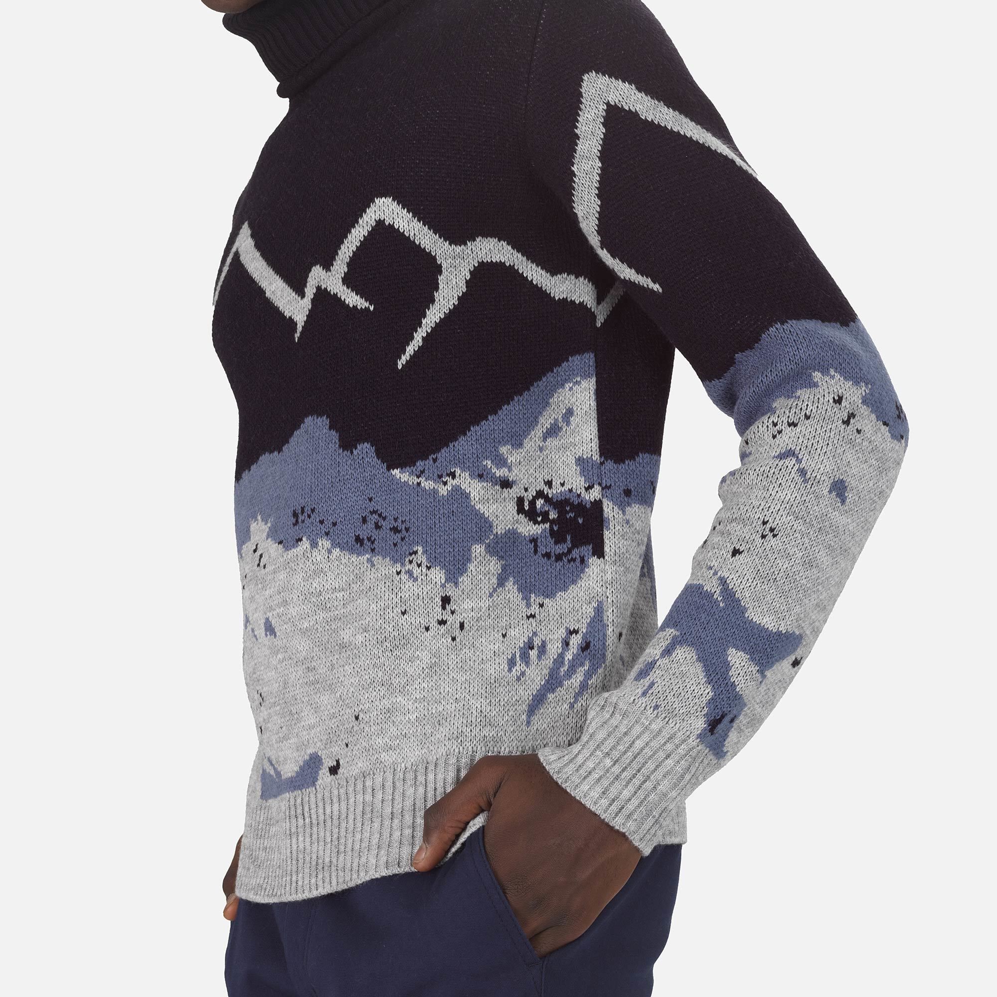 Pull en maille à col roulé Homme