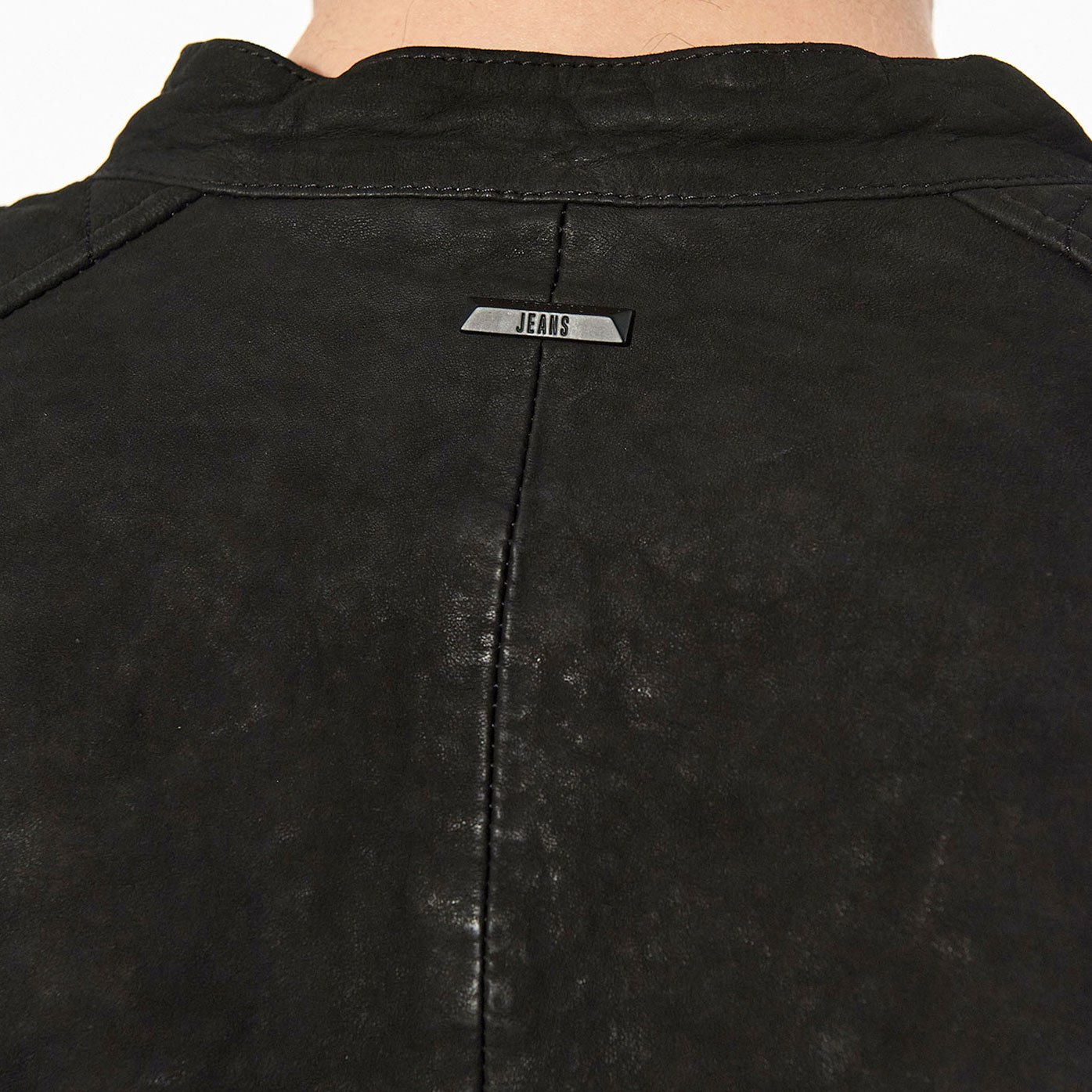 KROMA  Veste en cuir suédé noir Homme