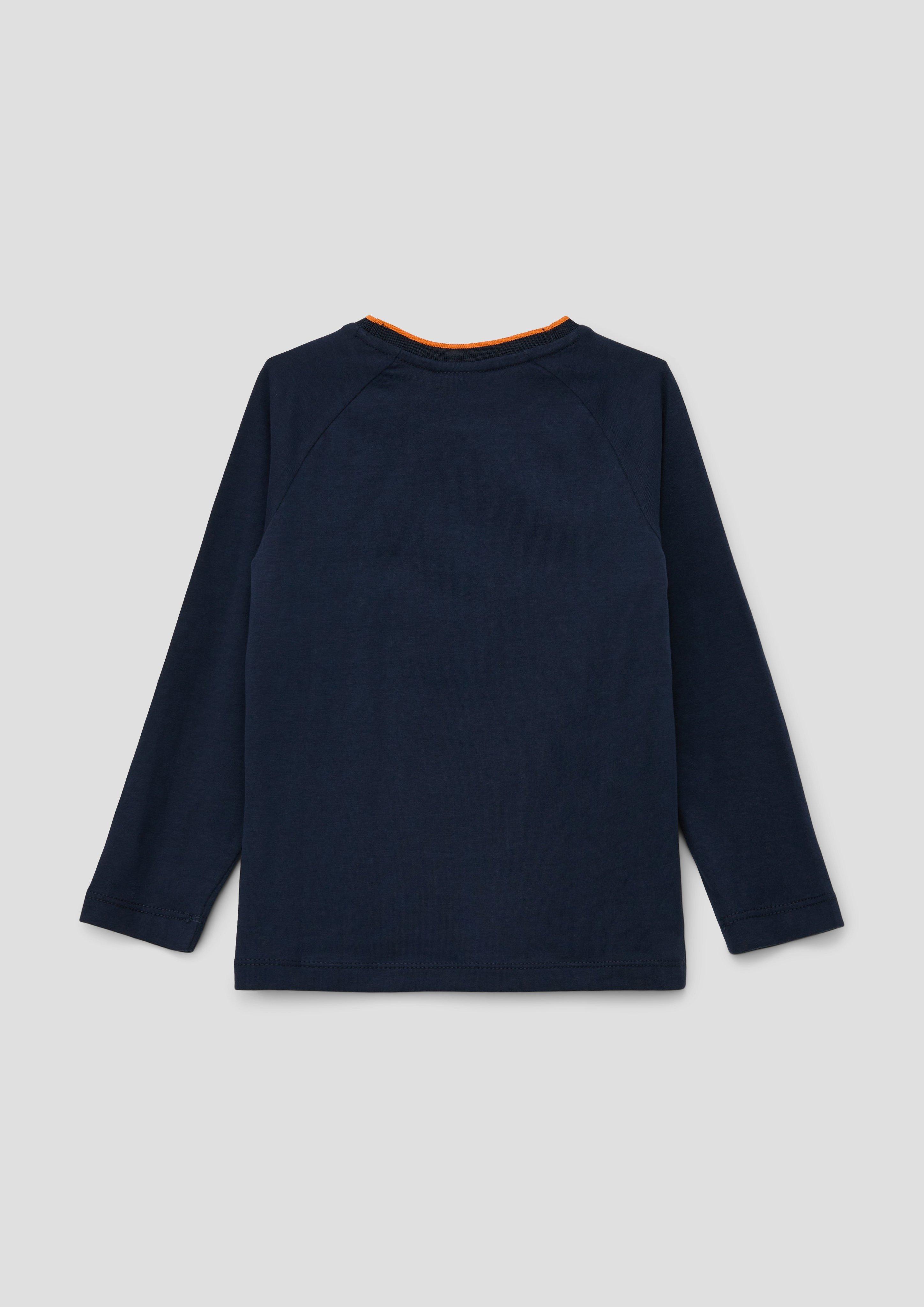Longsleeve mit gummiertem Schriftprint  2134103-5952