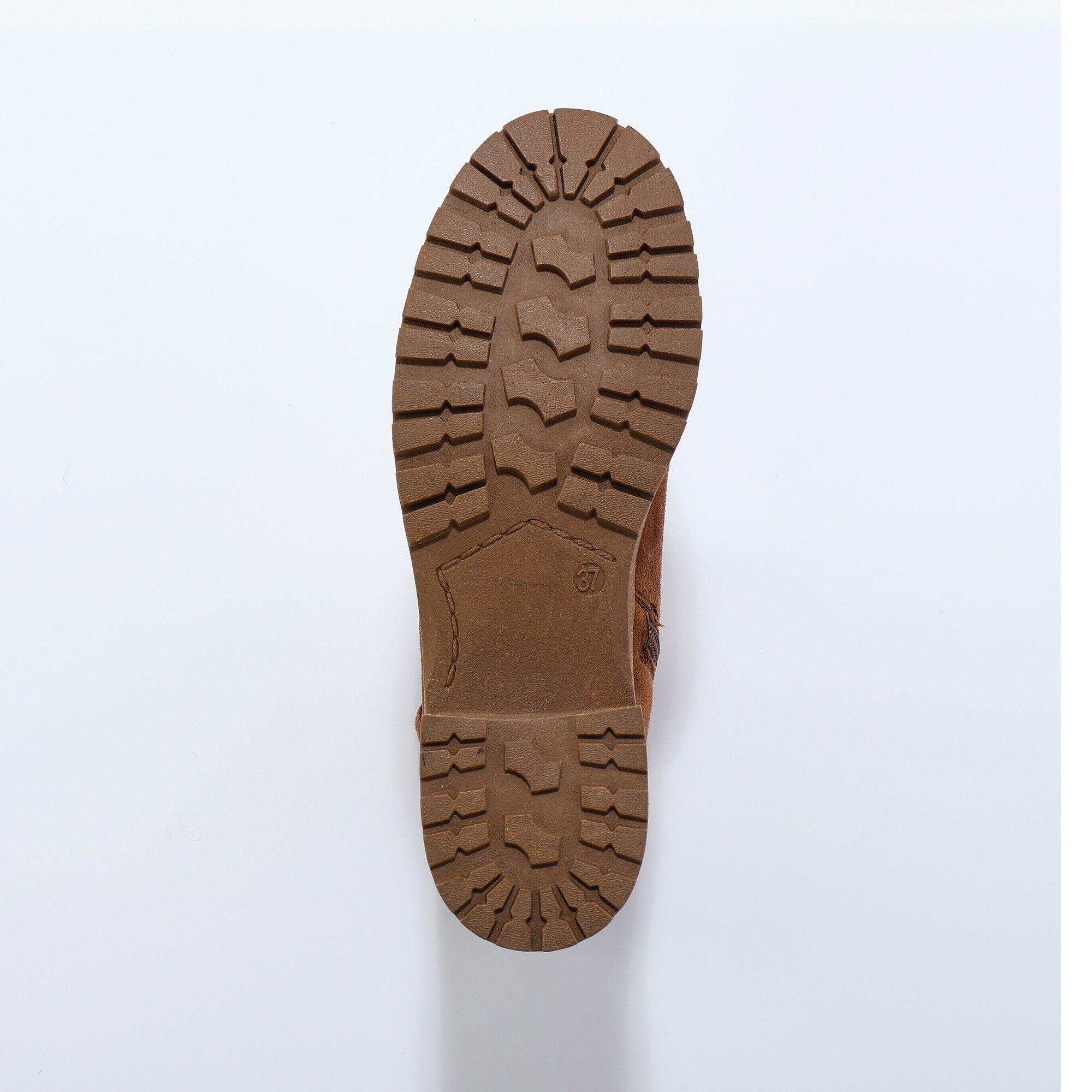 Boots à boucle effet suédine, semelle crantée