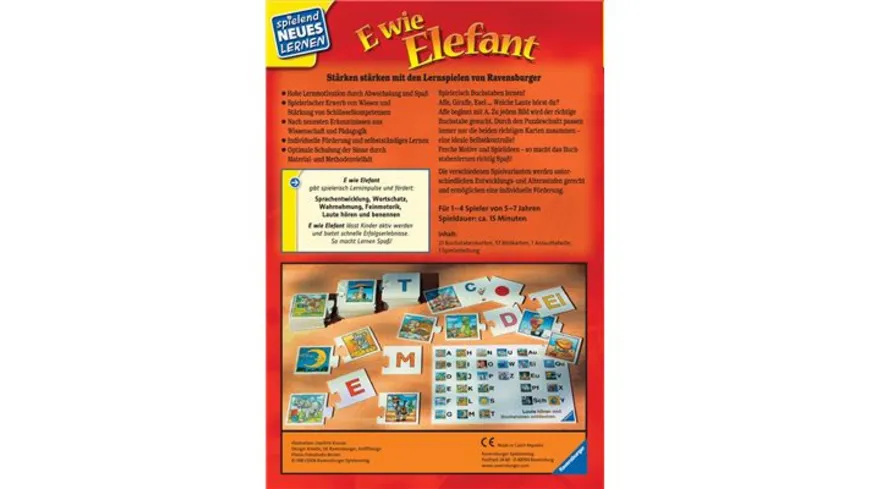 Ravensburger Spiel - E wie Elefant