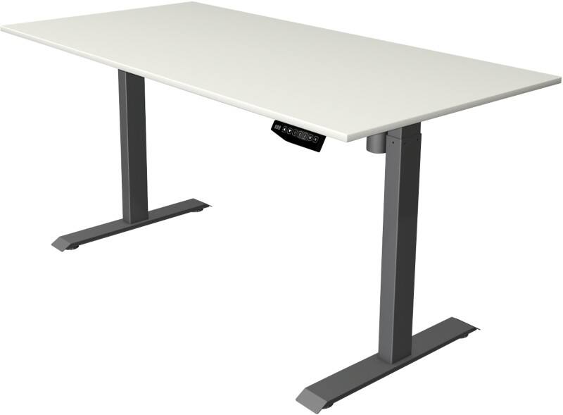Kerkmann 10181210 Move 1 Elektrisch Höhenverstellbar Sitz-Stehschreibtisch Rechteckig Anthrazit 1.400 x 800 x 1.230 mm