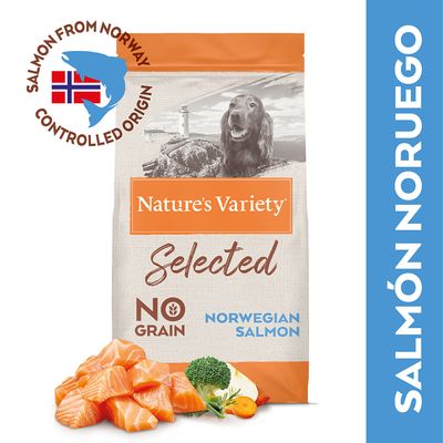 ​​​​​​​Nature's Variety Selected Medium / Maxi Adult Norwegischer Lachs