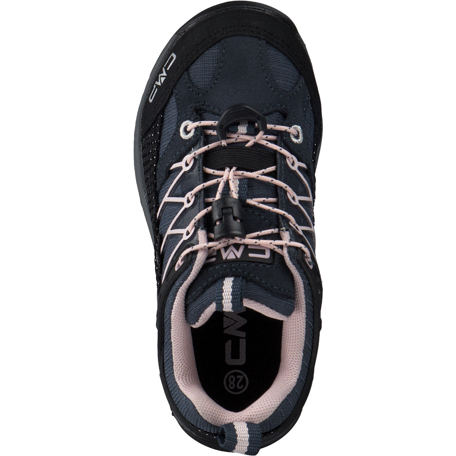 CMP Rigel Low 3Q54554 W, Trekkingschuhe, Kinder, Grau (asphalt-rose)