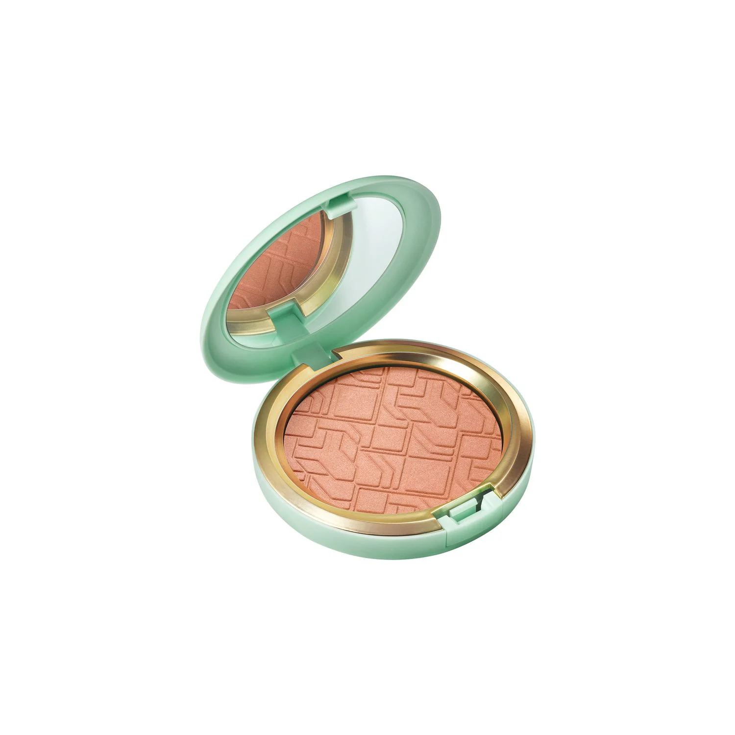 „Blush With Fame“ rinkinys – makiažo rinkinys, kompaktiški skaistalai, šepetėliai, makiažo šepetėlis