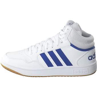 adidas Hoops 3.0 Mid Sneaker in weiß