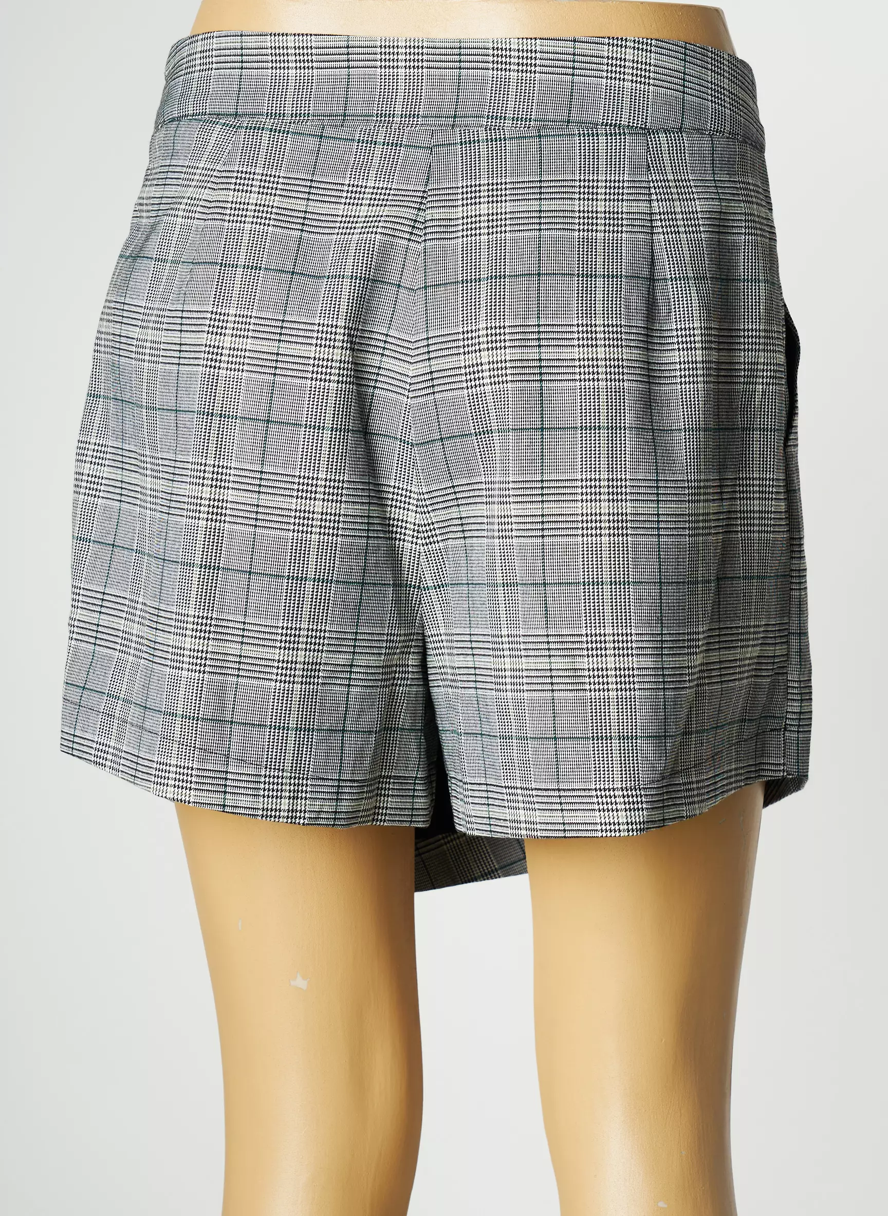 Cache Coeur Shorts Jupe Femme couleur gris