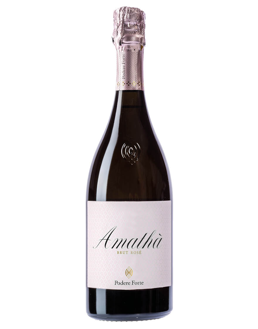 Vino Spumante di Qualità Metodo Clasico Brut Rosé Amathà 2017 Podere Forte 0,75 ℓ