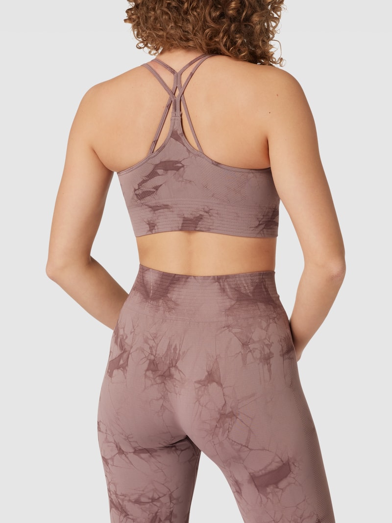 Bustier in Batik-Optik Modell 'Define Seamless Tie Dye' in mauve