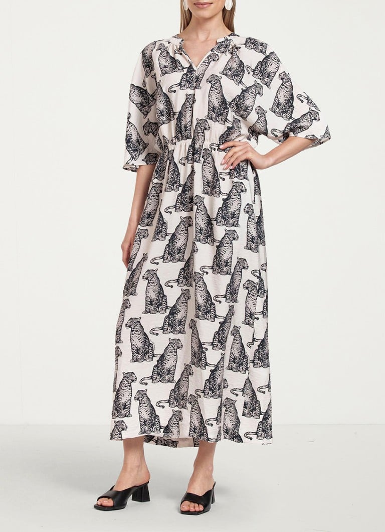 Studio Anneloes Alina midi tunic dress with print