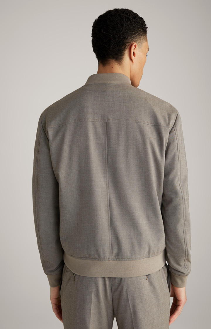 Blouson Indro in Braun meliert