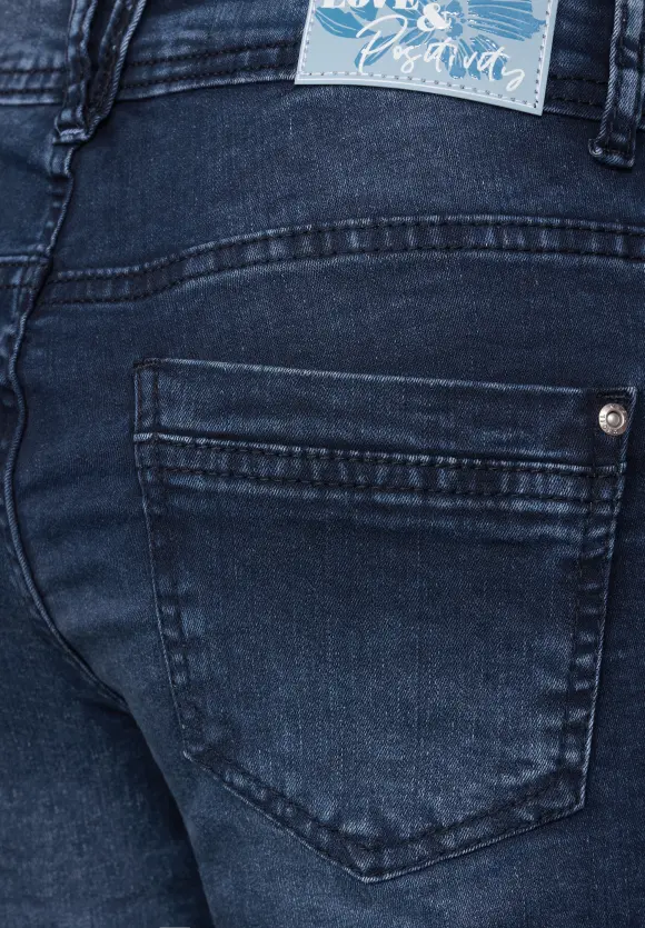 CECIL Loose Fit Jeans in 3/4-Länge