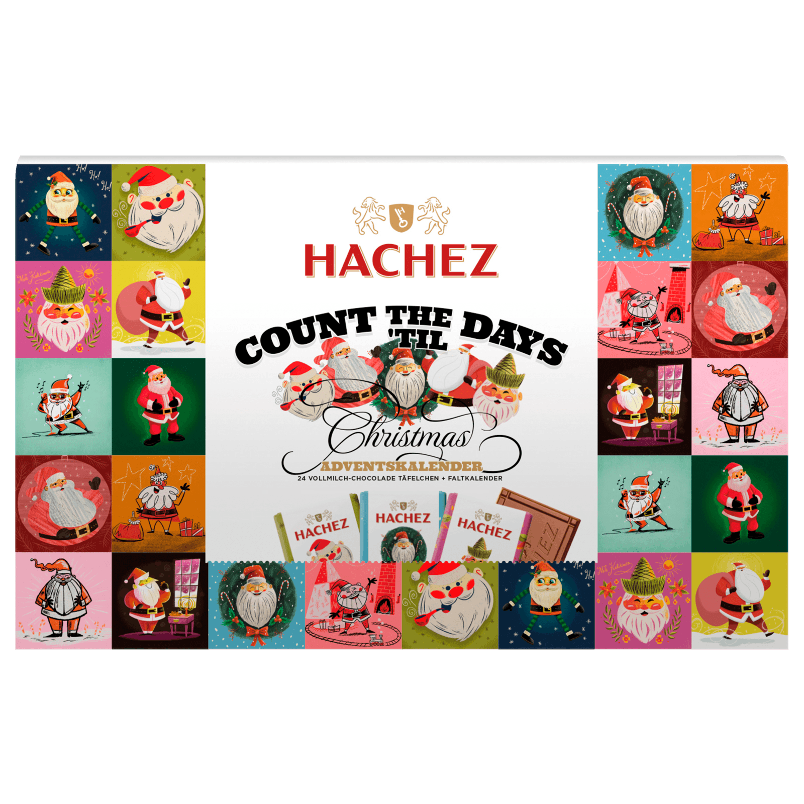 Hachez Vollmilchschokolade Adventskalender 180g