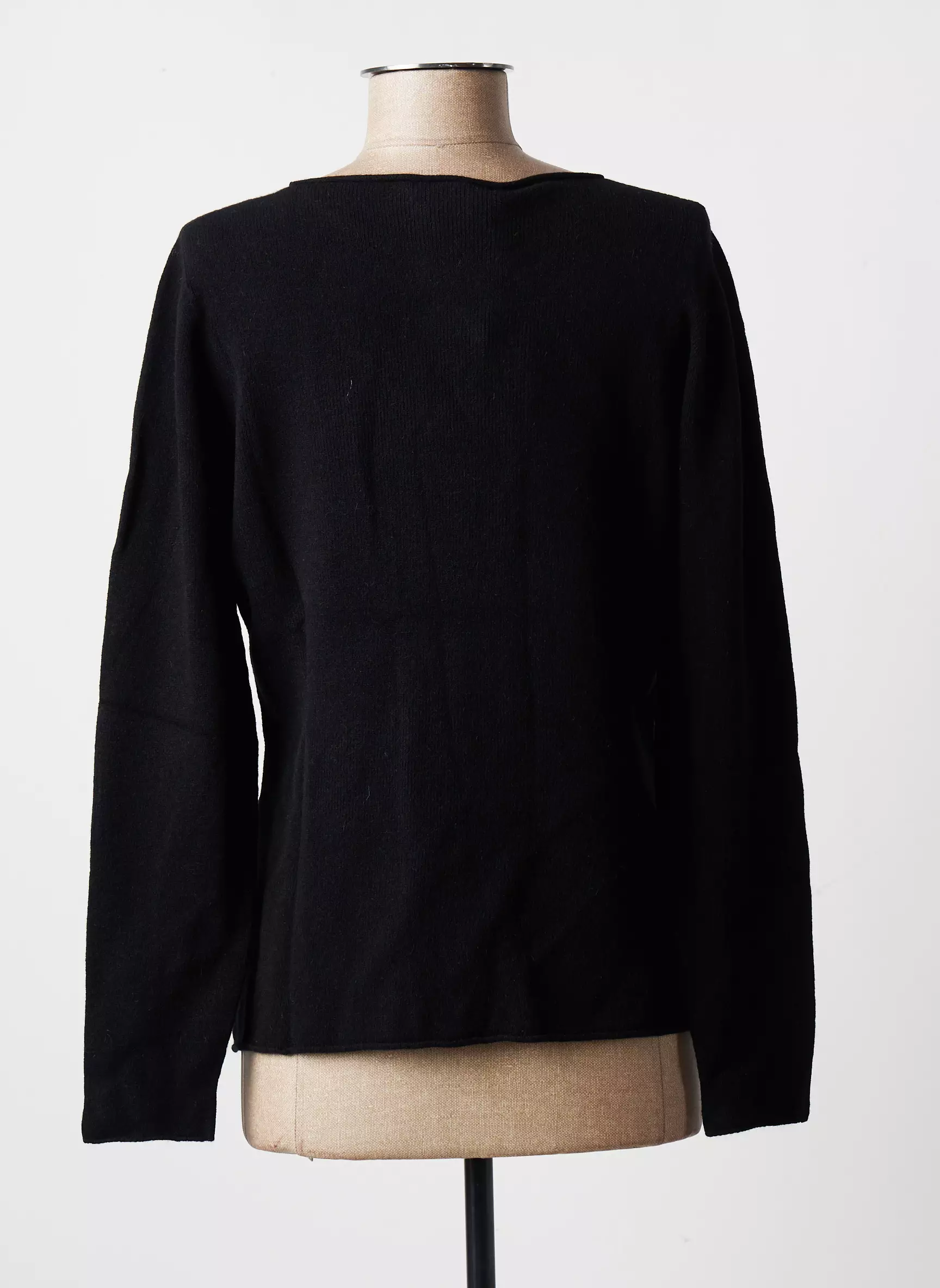 Blanc Boheme Pulls Femme couleur noir