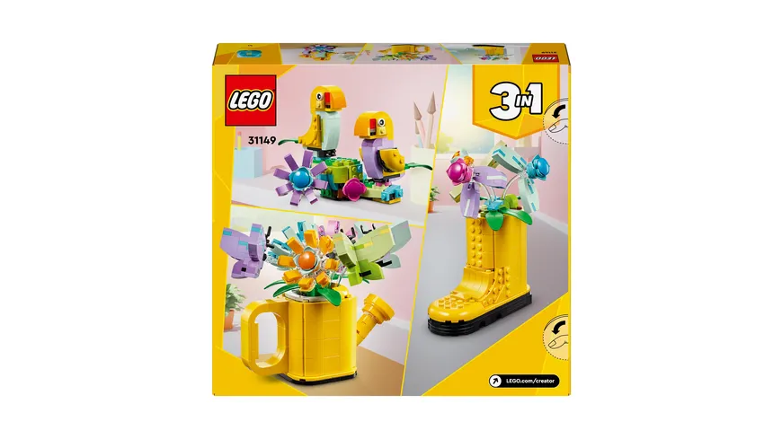 LEGO Creator 3in1 31149 Gießkanne mit Blumen