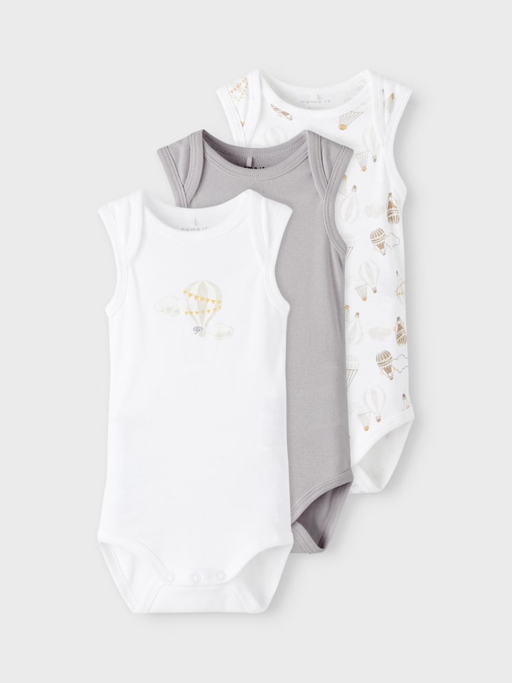 name it Body ärmellos 3er Pack in alloy günstig kaufen