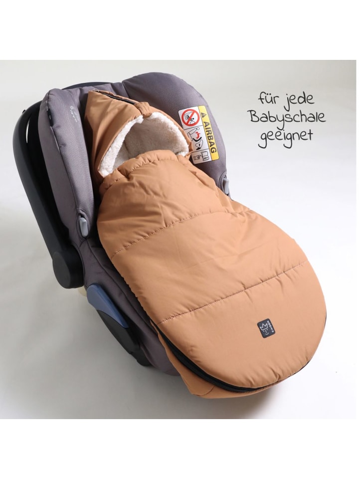 Kaiser Fleece-Fußsack Hoody 2.0 für Babyschale und Babywanne in braun günstig kaufen onesize