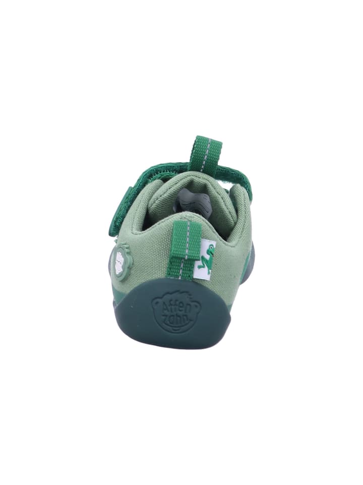 Affenzahn Jungen- Halbschuhe Halbschuh Baumwolle Lucky  Frosch in Grün günstig kaufen