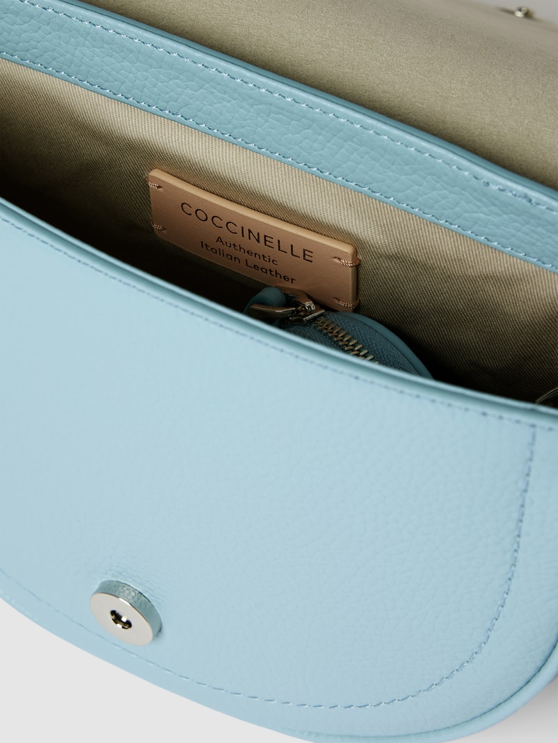 Saddle Bag mit Label-Detail Modell 'BLAIRE' in hellblau