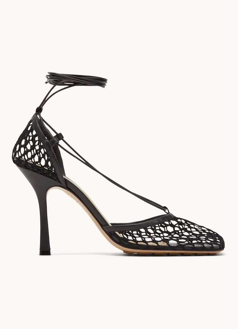 Bottega Veneta JOUSTAVAT SANDAALIT KANGAS/LAMMAS
