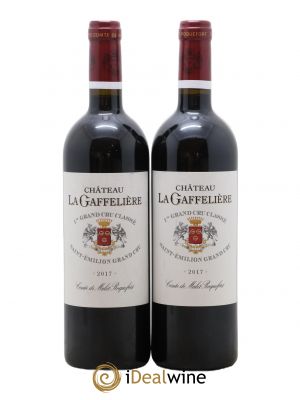 Château la Gaffelière 1er Grand Cru Classé B  2017 - Lot de 2 Bouteilles