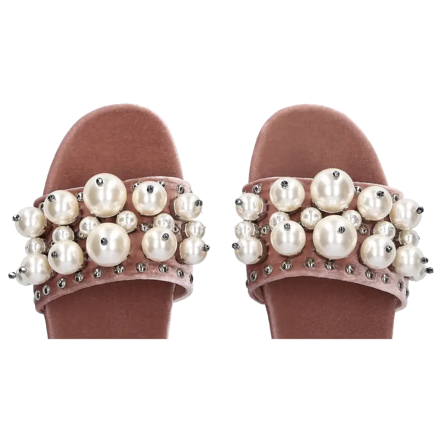 Miu Miu - Sandalen Samt - beige