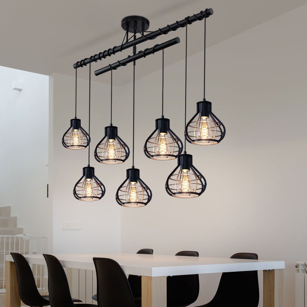 etc-shop Pendelleuchte, Leuchtmittel nicht inklusive, Hängeleuchte Höhenverstellbar Pendelleuchte Esszimmerlampe