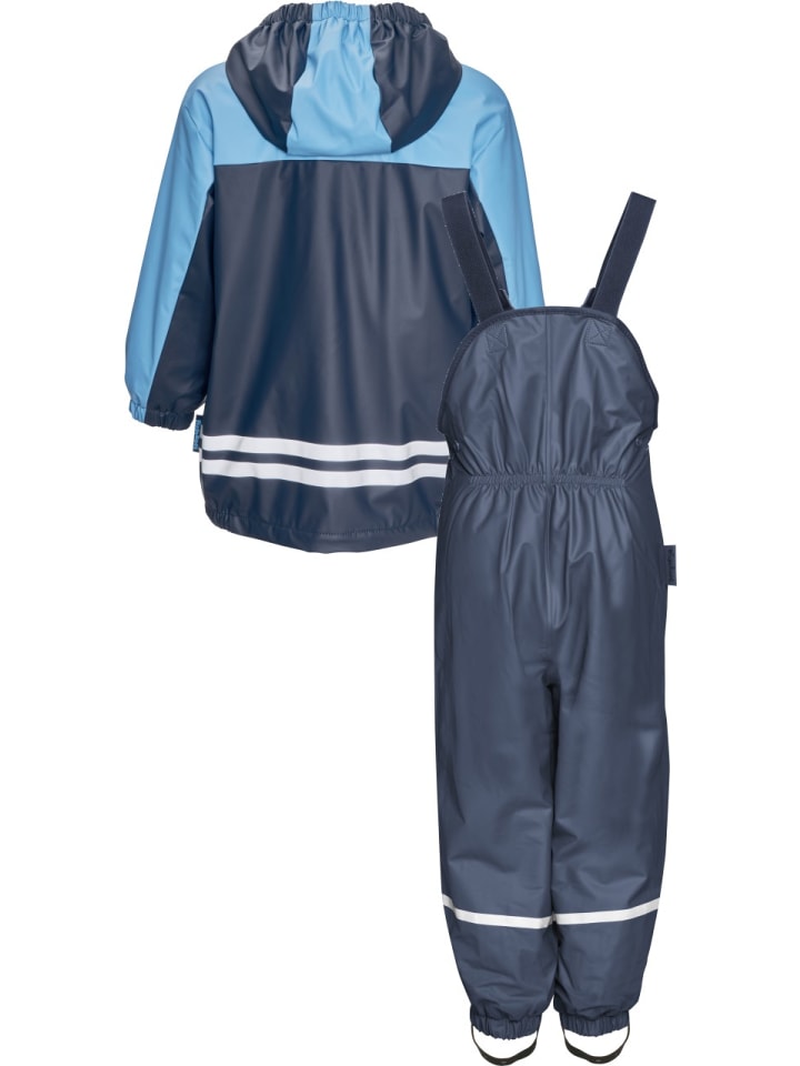 Playshoes Regen-Anzug mit Fleece-Futter in Marine günstig kaufen