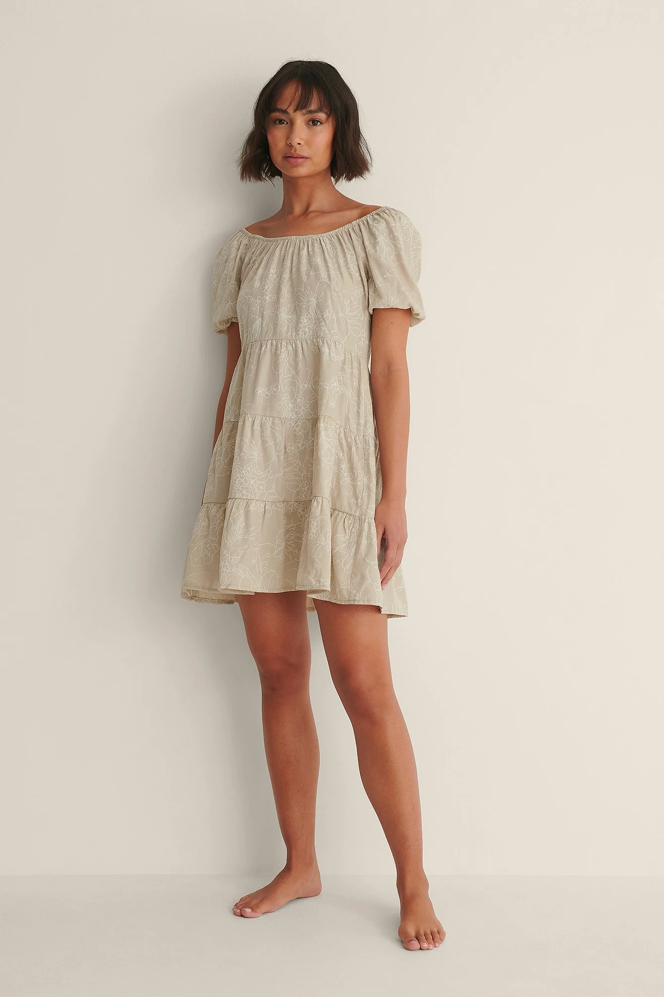 Bedrucktes Kleid