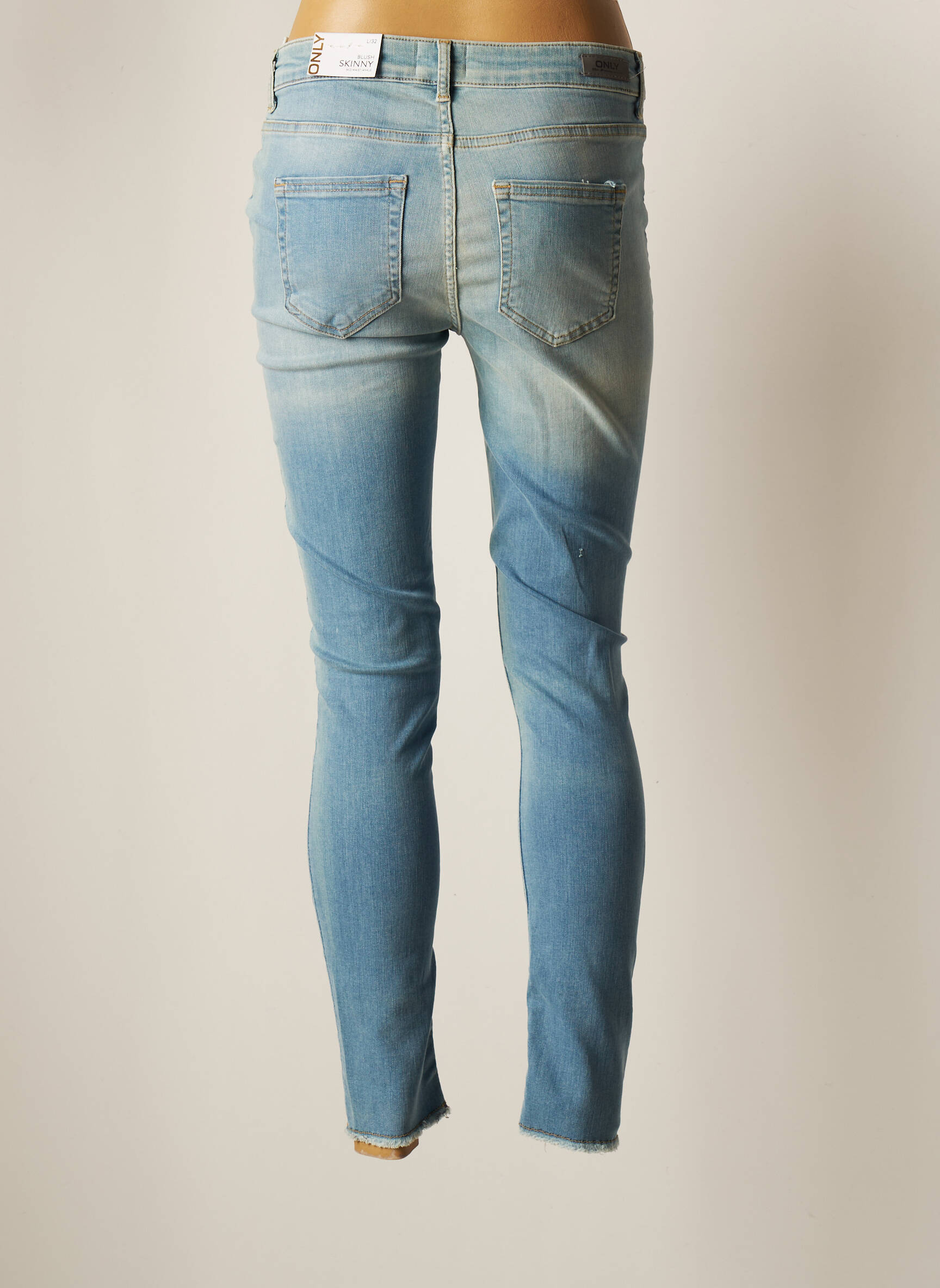 Only Jeans Coupe Slim Femme couleur bleu