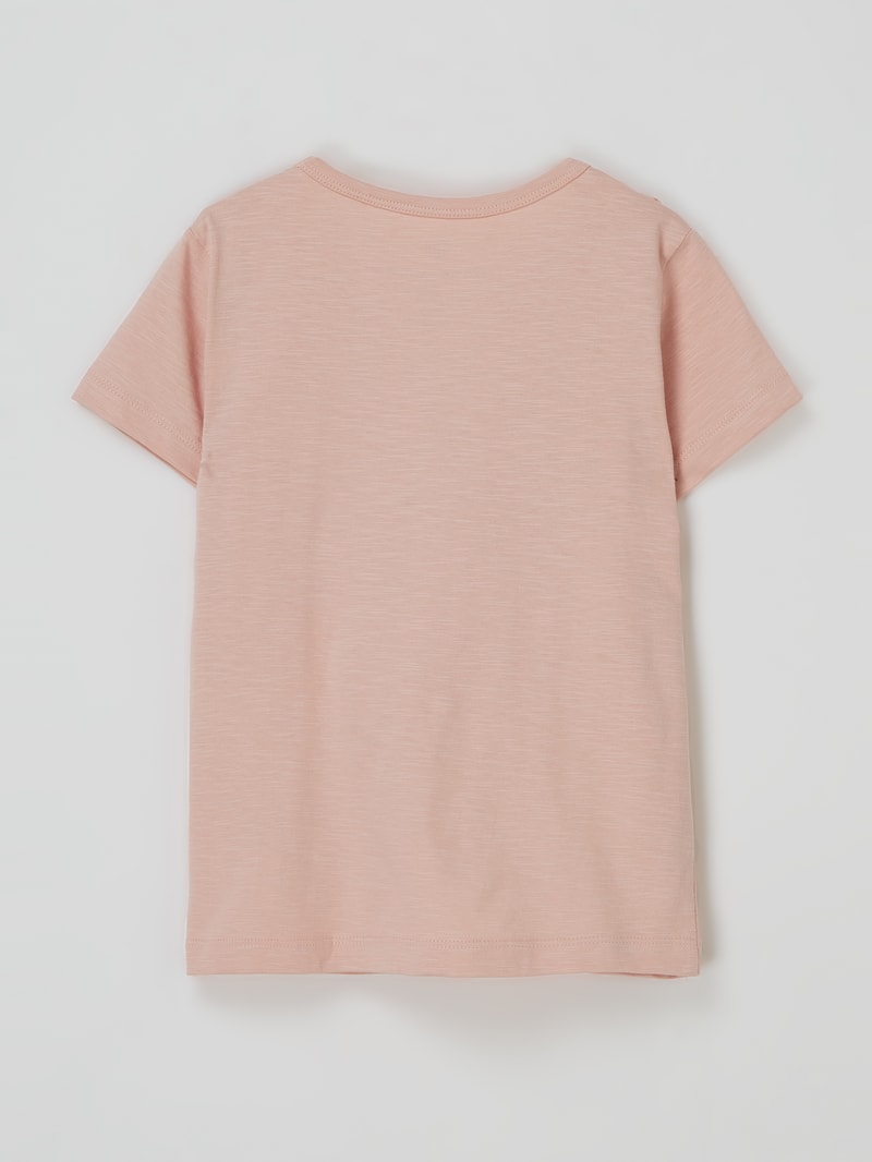 T-Shirt mit Print in rosa
