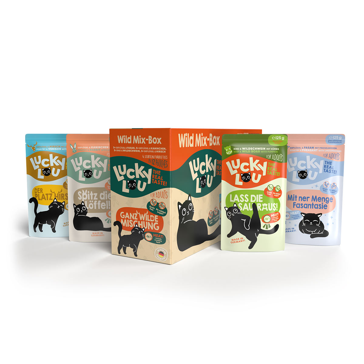 Lucky Lou Lifestage Adult Wild-Mix 12x125g kaufen bei ZooRoyal