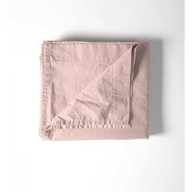 Drap plat 1 personne en Percale de Coton Bio lavé 180 x 290 cm