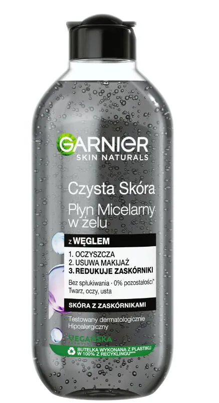 Garnier Skin Naturals Pure Skin micelarni gel za čišćenje kože s aktivnim ugljenom i salicilnom kiselinom