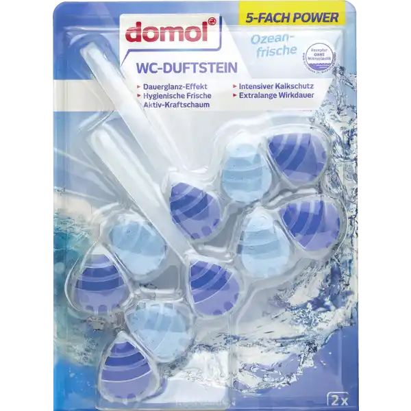 WC-Duftstein 5-fach Power Ozeanfrische