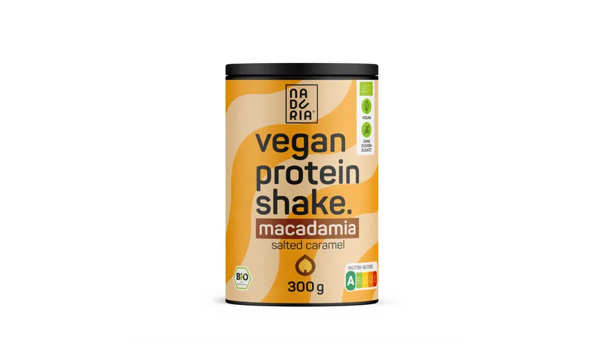 NADURIA Bio Vegan Protein Shake Macadamia Salted Caramel 300 g