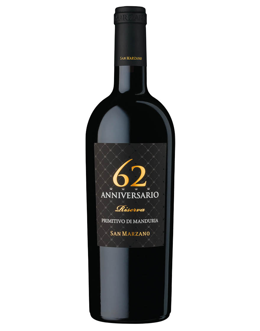 Primitivo di Manduria Riserva DOC Anniversario 62 2018 San Marzano 0,75 ℓ