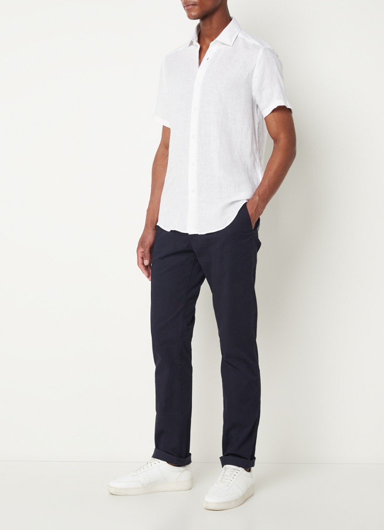 Camisa de linho Reiss Holiday de corte slim