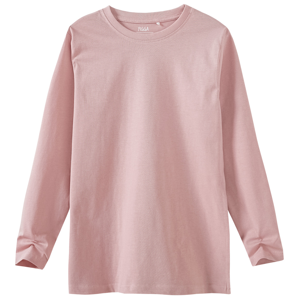 Mädchen Langarmshirt im Basic-Look