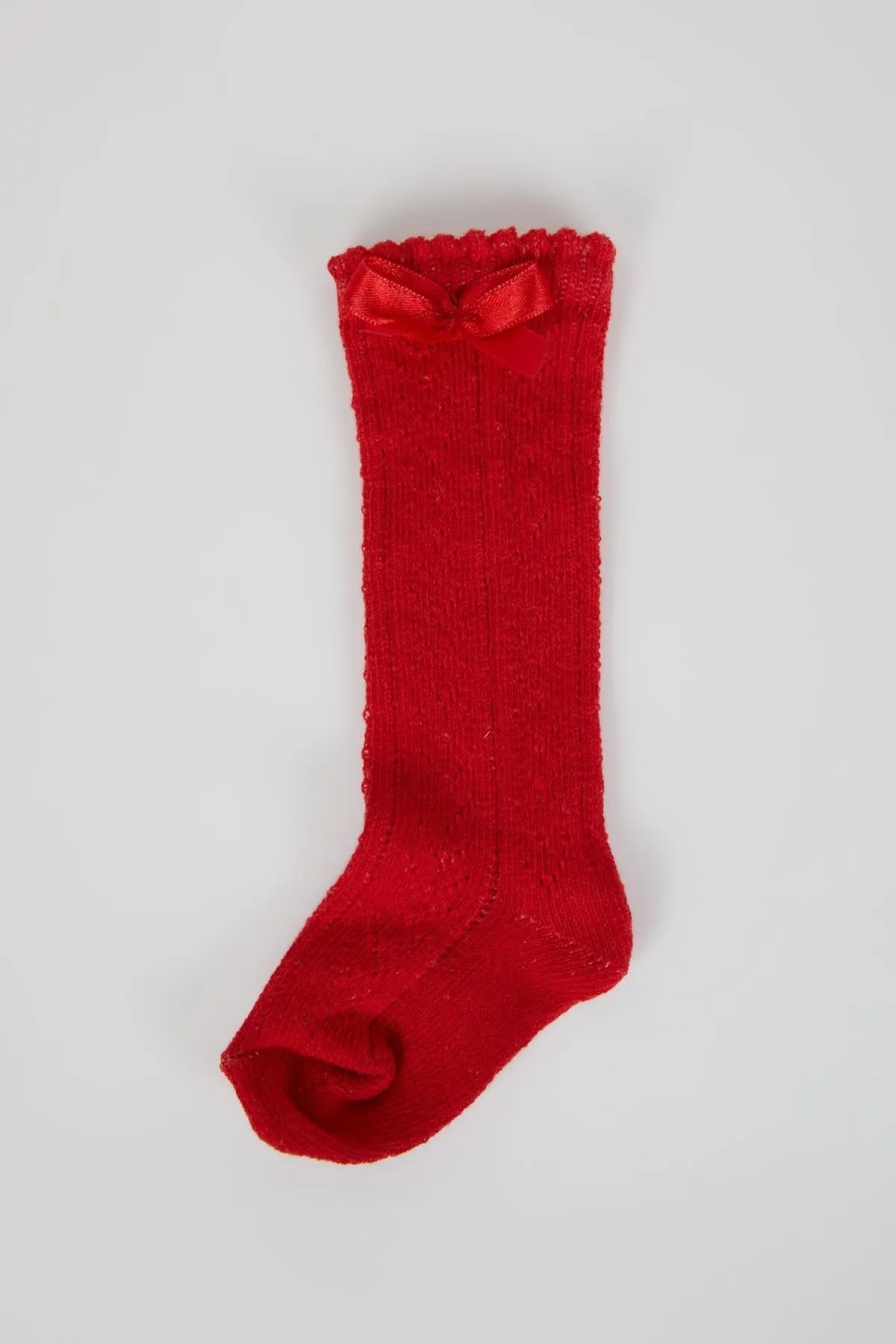 DeFacto  Baby Mädchen Kurze Socken Haarband Rot 2-teiliges Set A2616a523sm