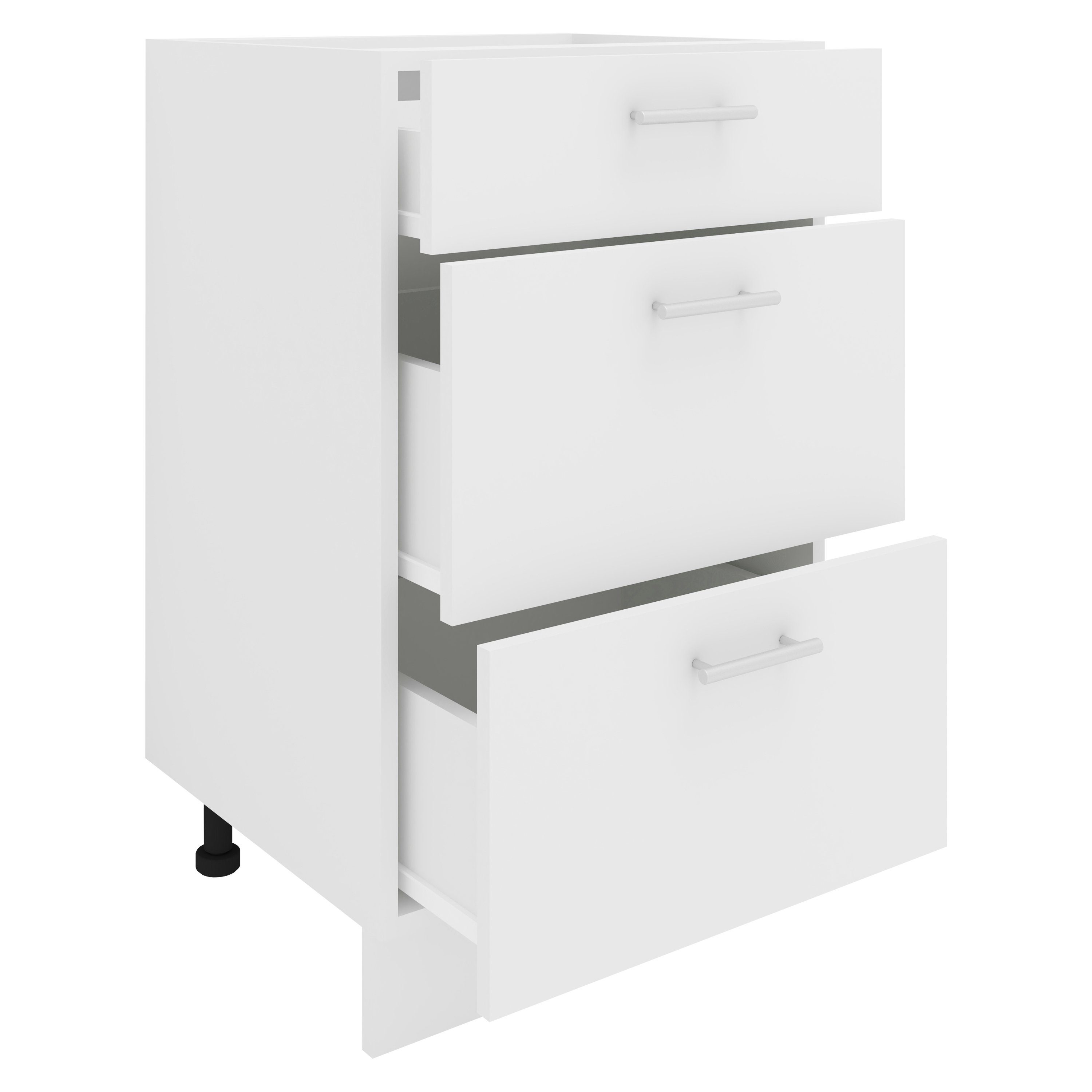 VCM Unterschrank Küchenschrank B 50 cm Unterschrank Schublade Esilo