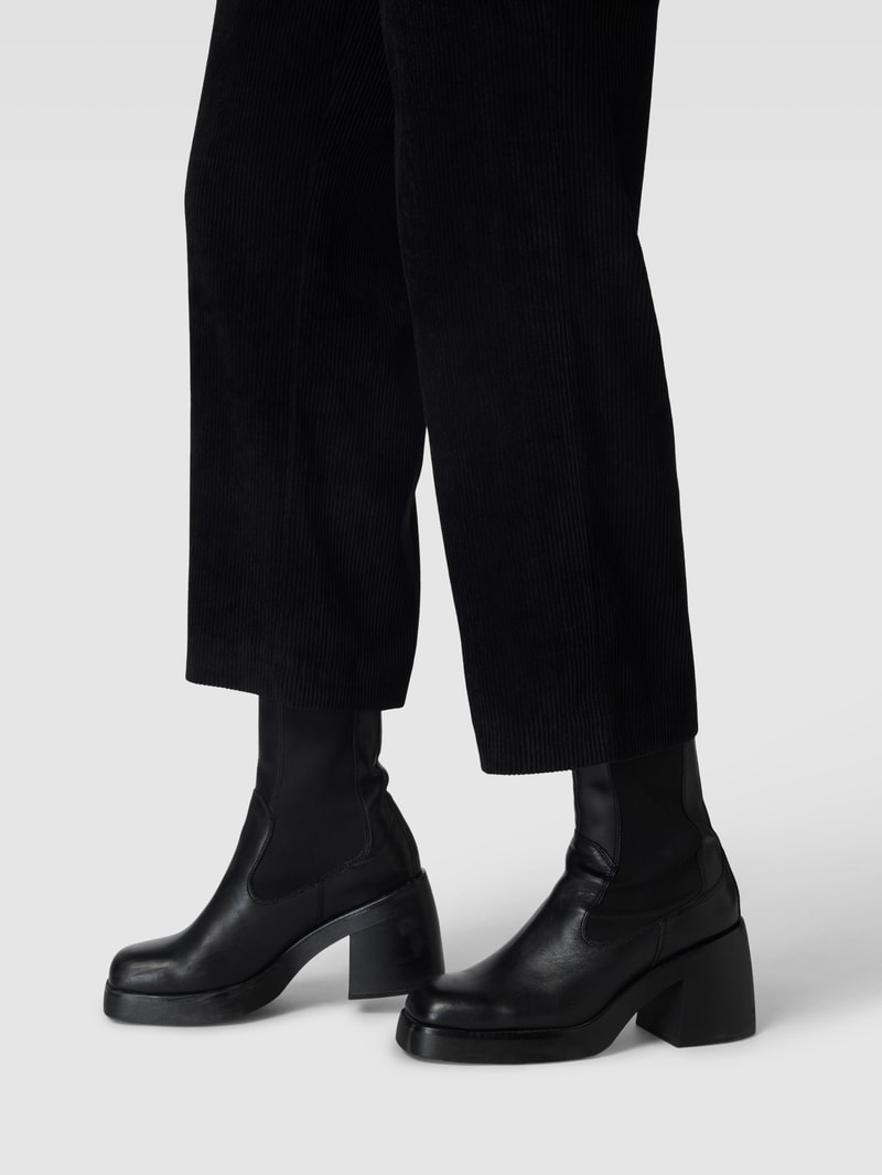 Hose aus Cord Modell 'CHIARA' in schwarz