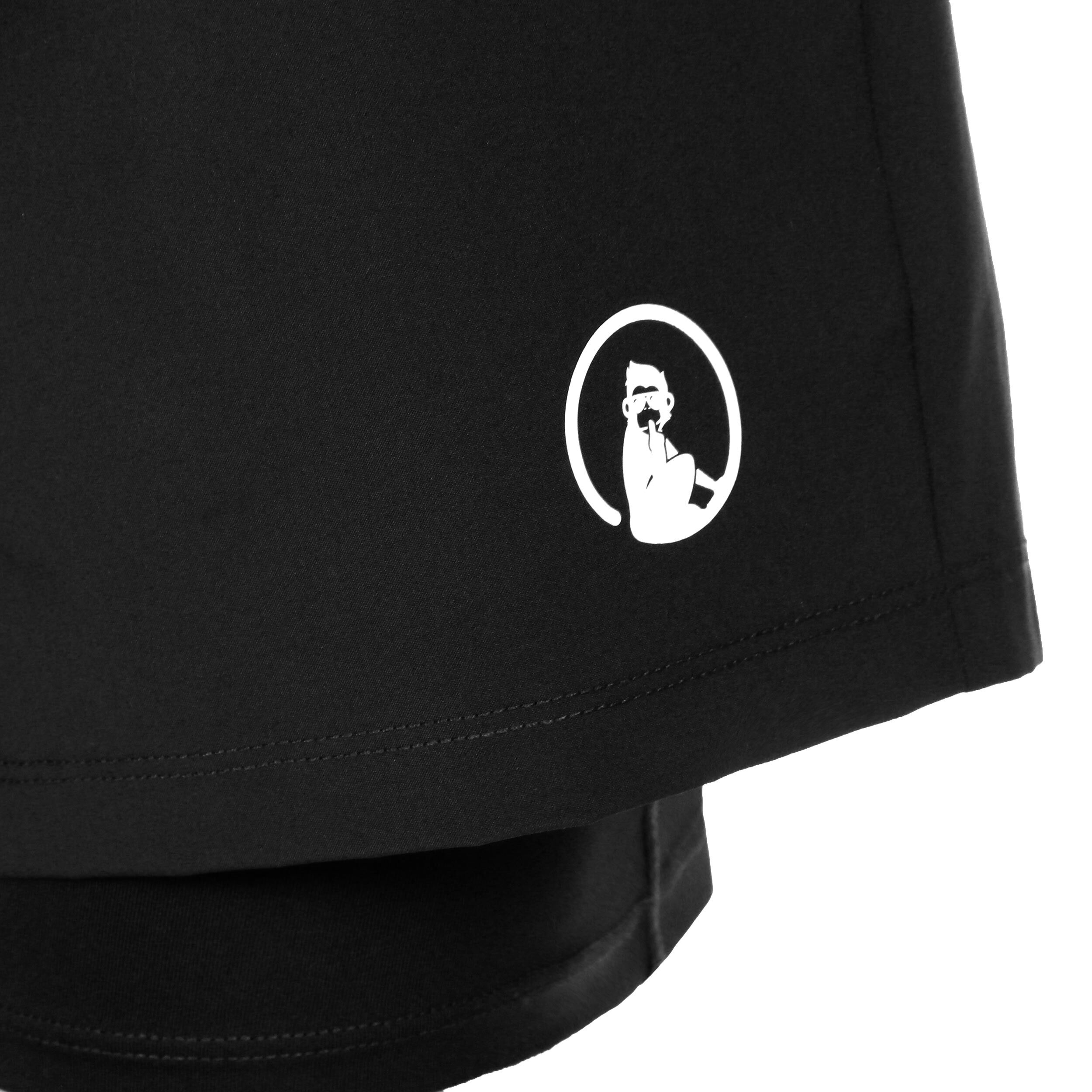 Point 2in1 Shorts Damen - Schwarz