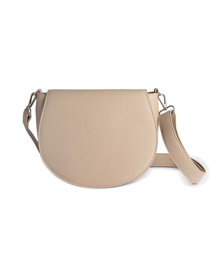 Schultertasche - Druckknopf-Lasche