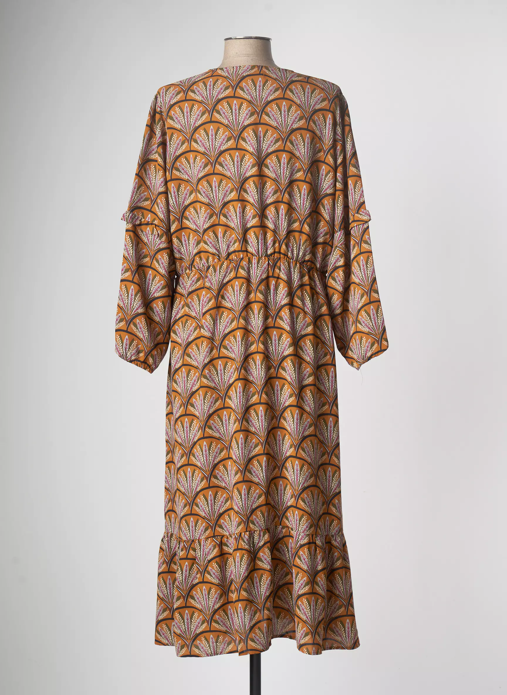 Acbelle Robes Longues Femme couleur marron