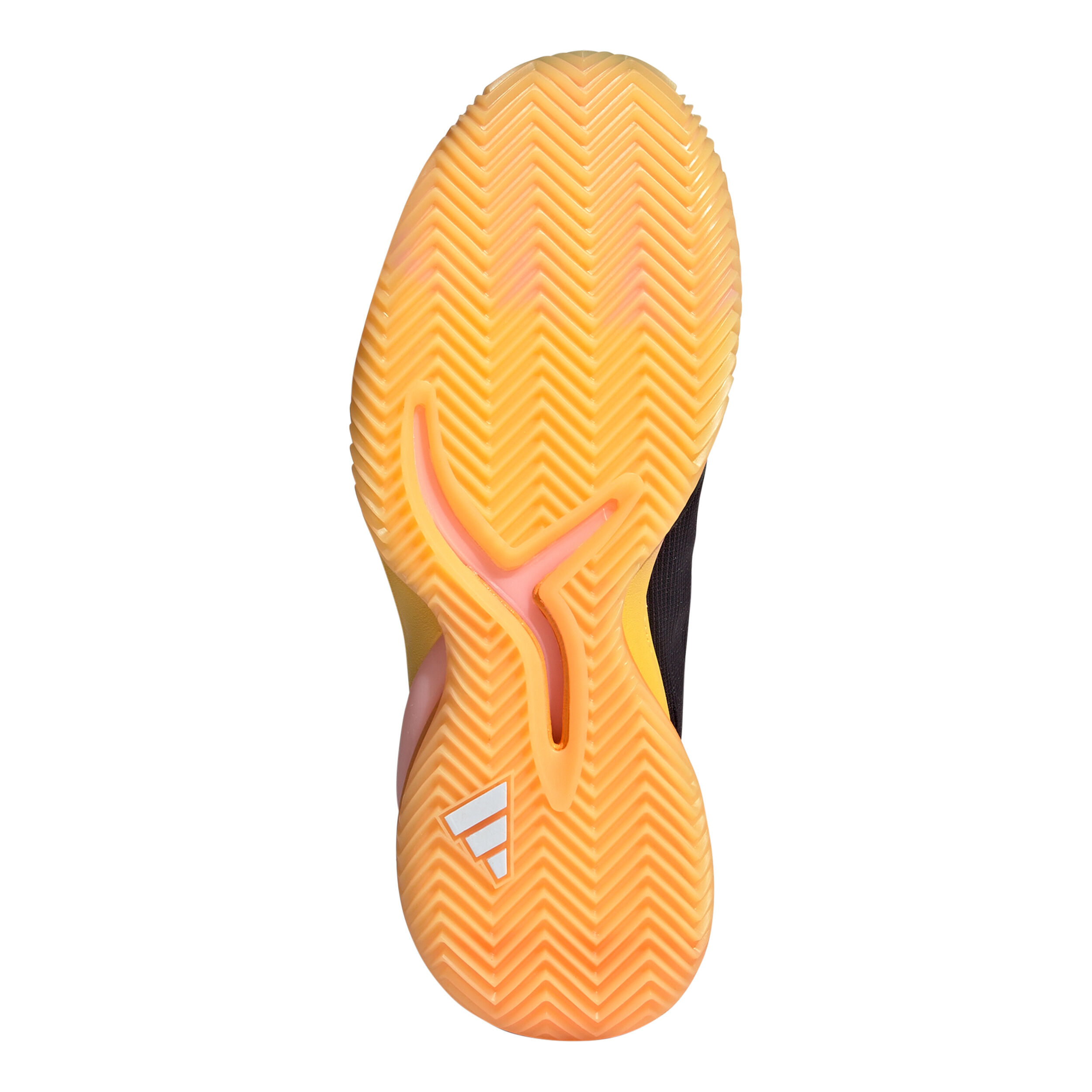 Adizero Cybersonic Sandplatzschuh Damen - Schwarz, Orange